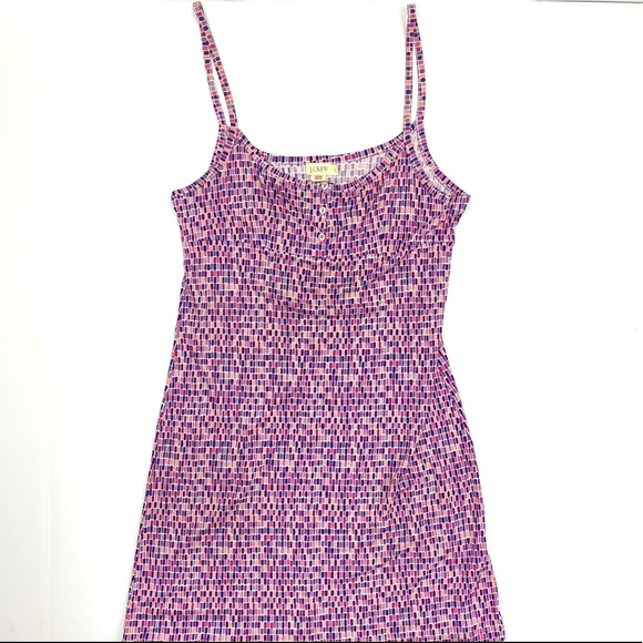J. Crew Dresses & Skirts - Vintage J Crew Geometric Print Henley Dress